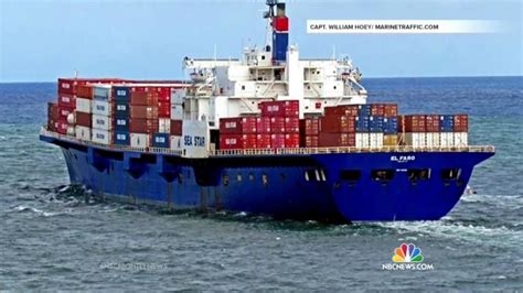 cargo ship sank in hurricane